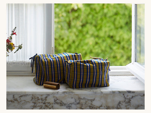 Striped Bhutan Sponge Bag