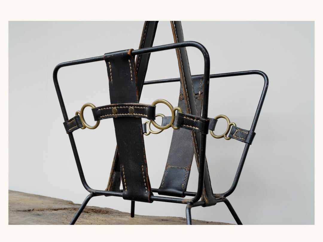 Jacques Adnet Magazine Stand