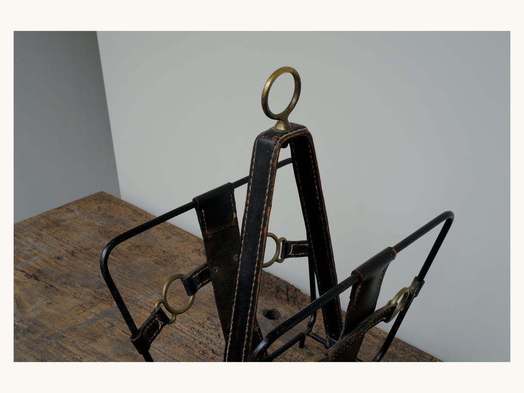 Jacques Adnet Magazine Stand