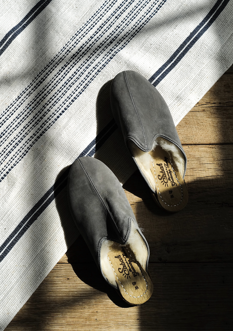 Shearling Baba Slippers
