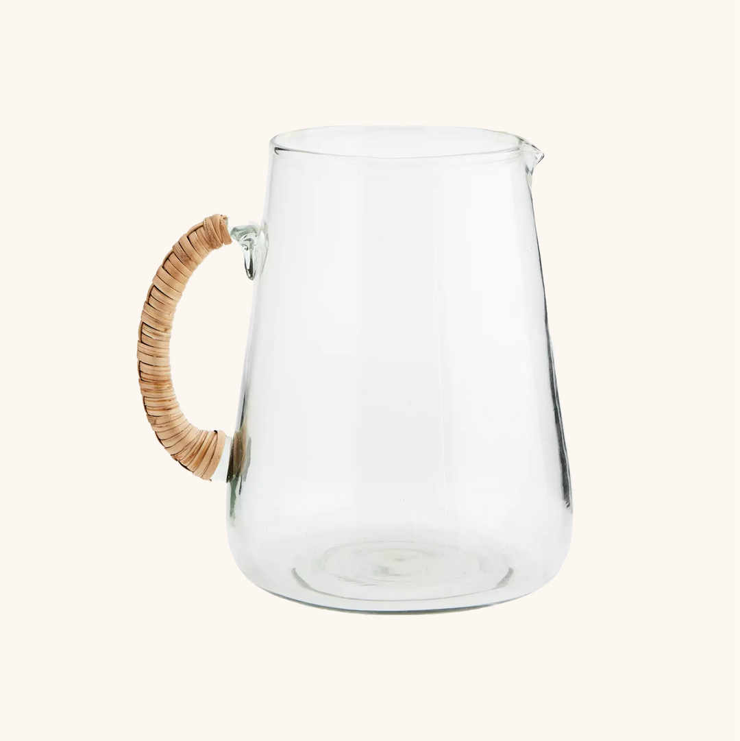 Glass Jug with Bamboo handle