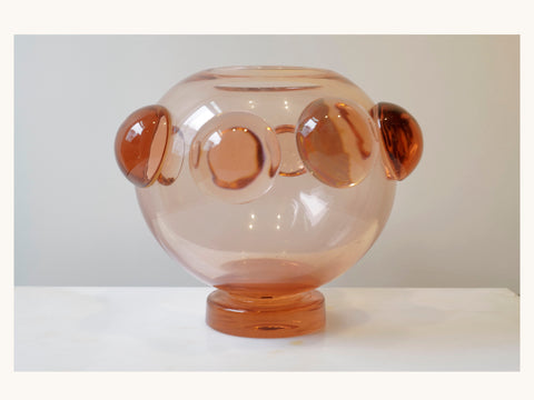 Schneider Pink Glass Vase