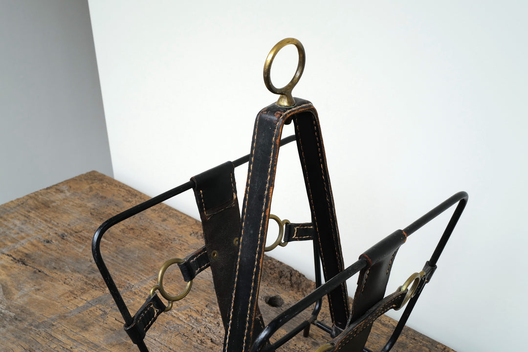 Jacques Adnet Magazine Stand