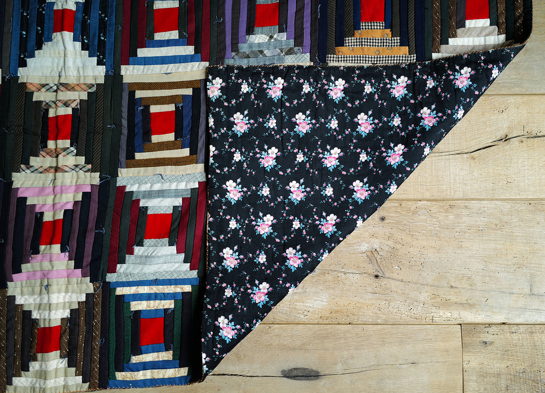 Checkmate - Antique Log Cabin Quilt