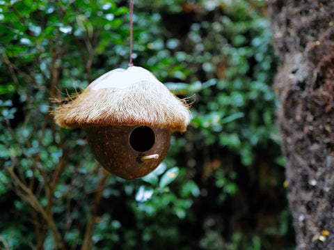 Wooden Bird Feeder