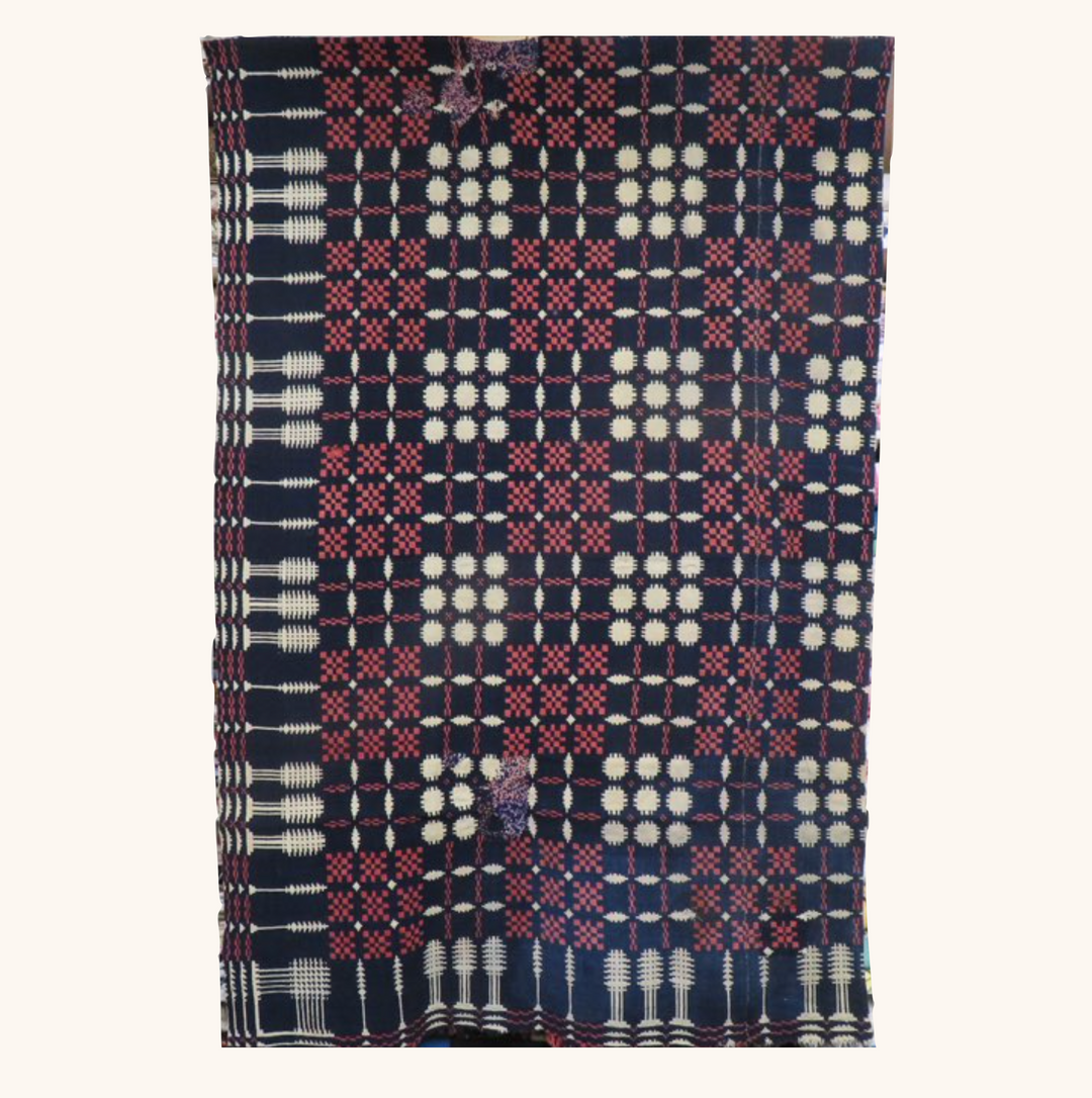 Antique Doubleweave Coverlet Quilt