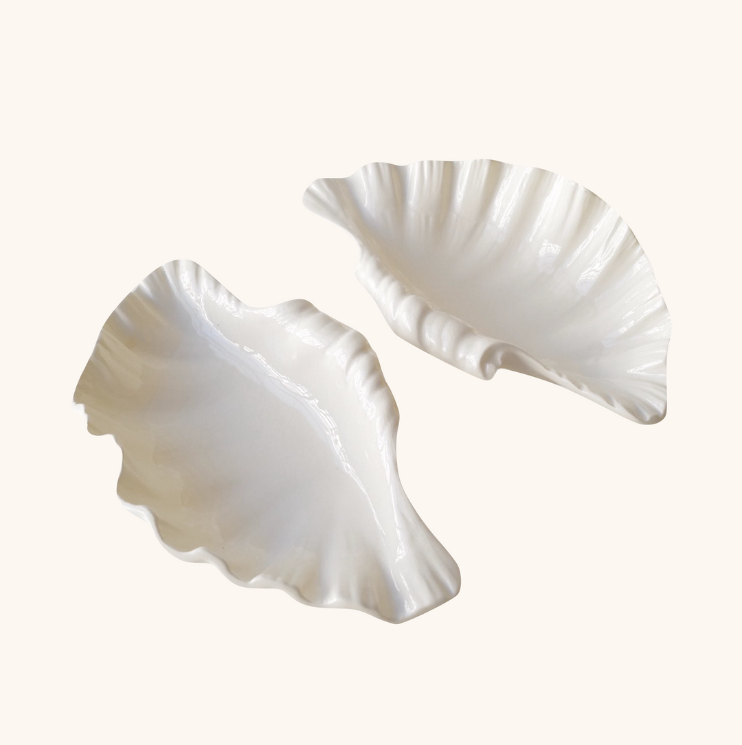 Pair of Shell Soap Dishes