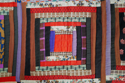 Sidestep - Antique Log Cabin Quilt