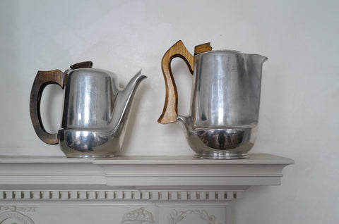 Pair of Vintage Picquot Ware Coffee Pots