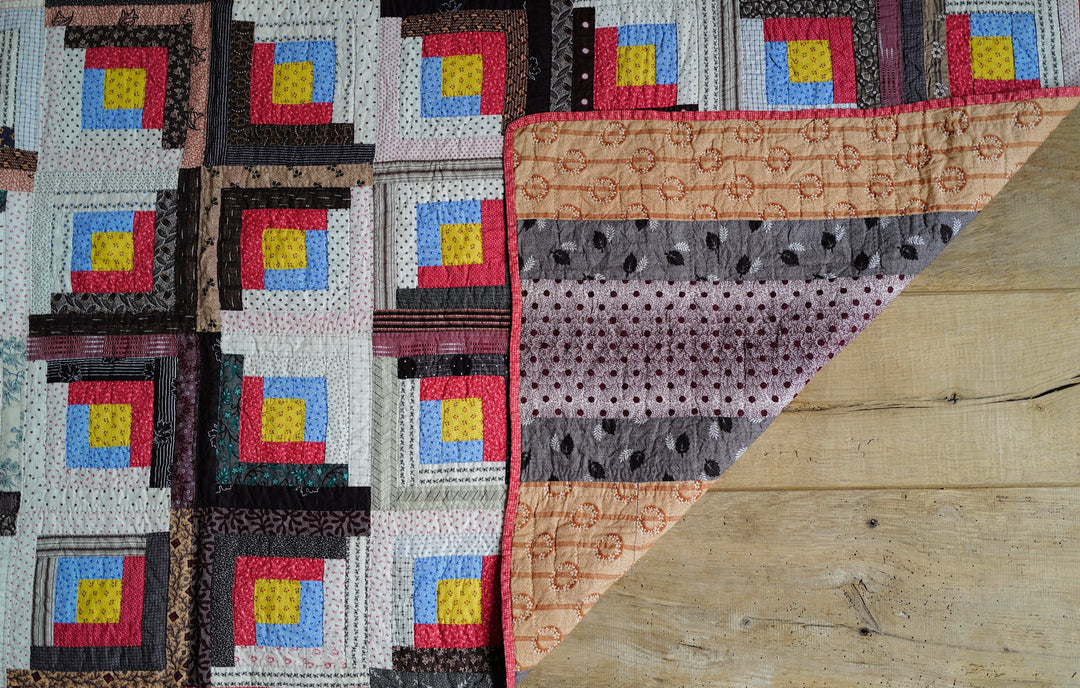 Fluorescent Adolescent - Antique Log Cabin Quilt