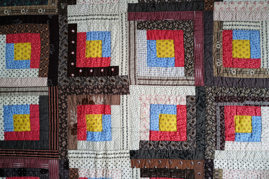 Fluorescent Adolescent - Antique Log Cabin Quilt