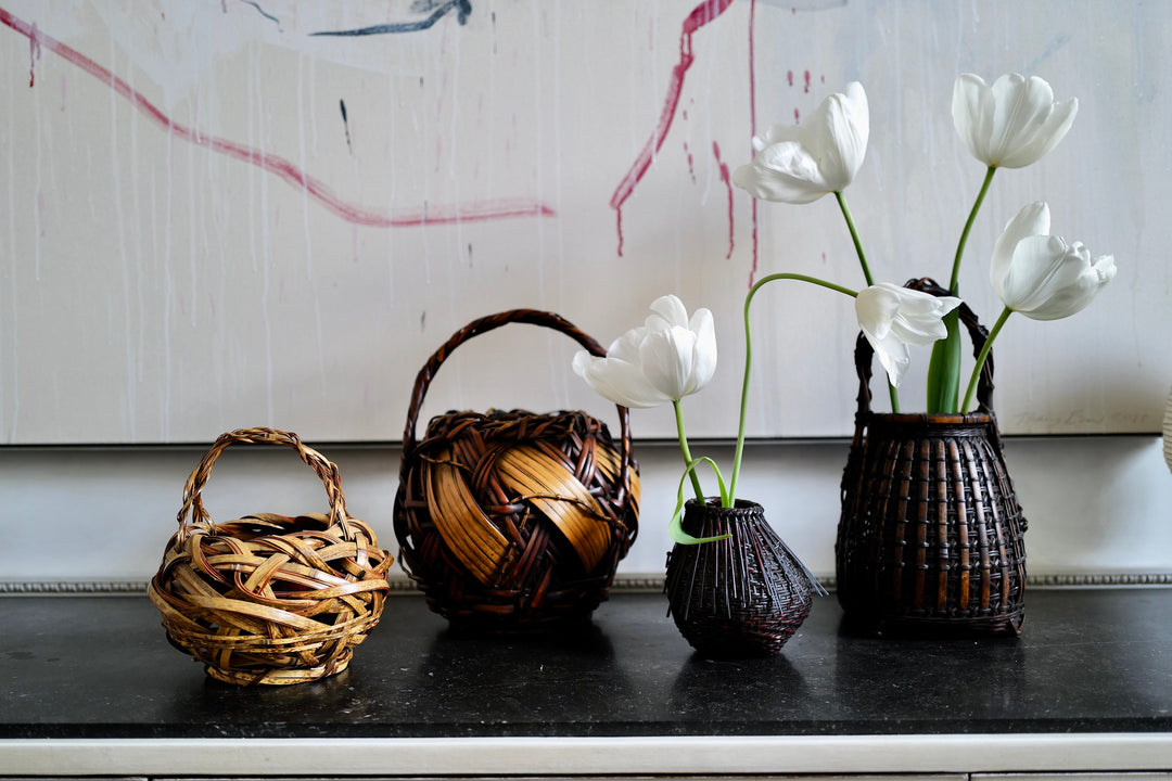 Signed Hanakago Flower Basket